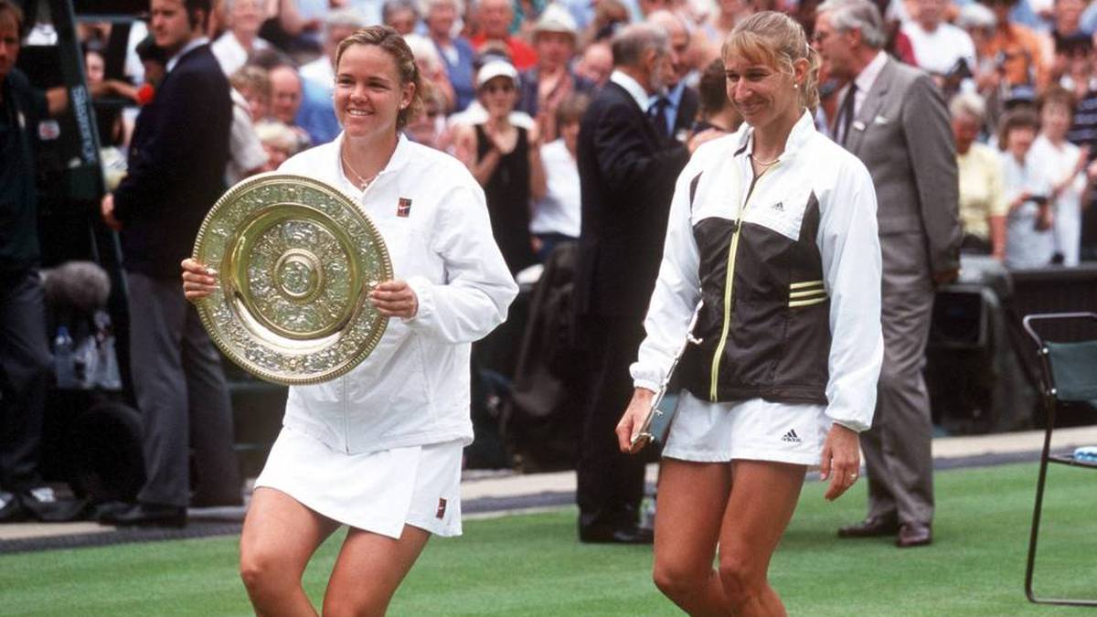 Steffi Graf verlor das Finale von Wimbledon 1999 gegen Lindsay Davenport