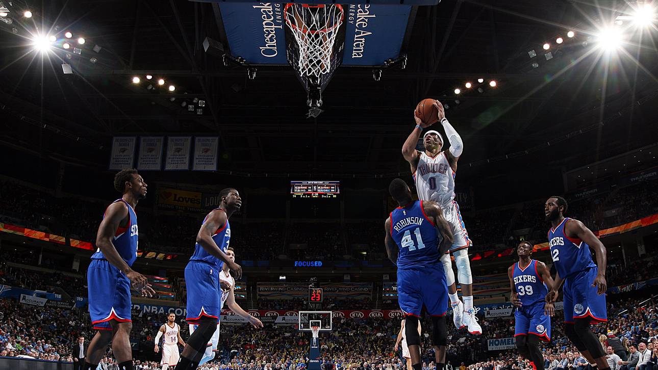 Westbrook in Jordans Sphären