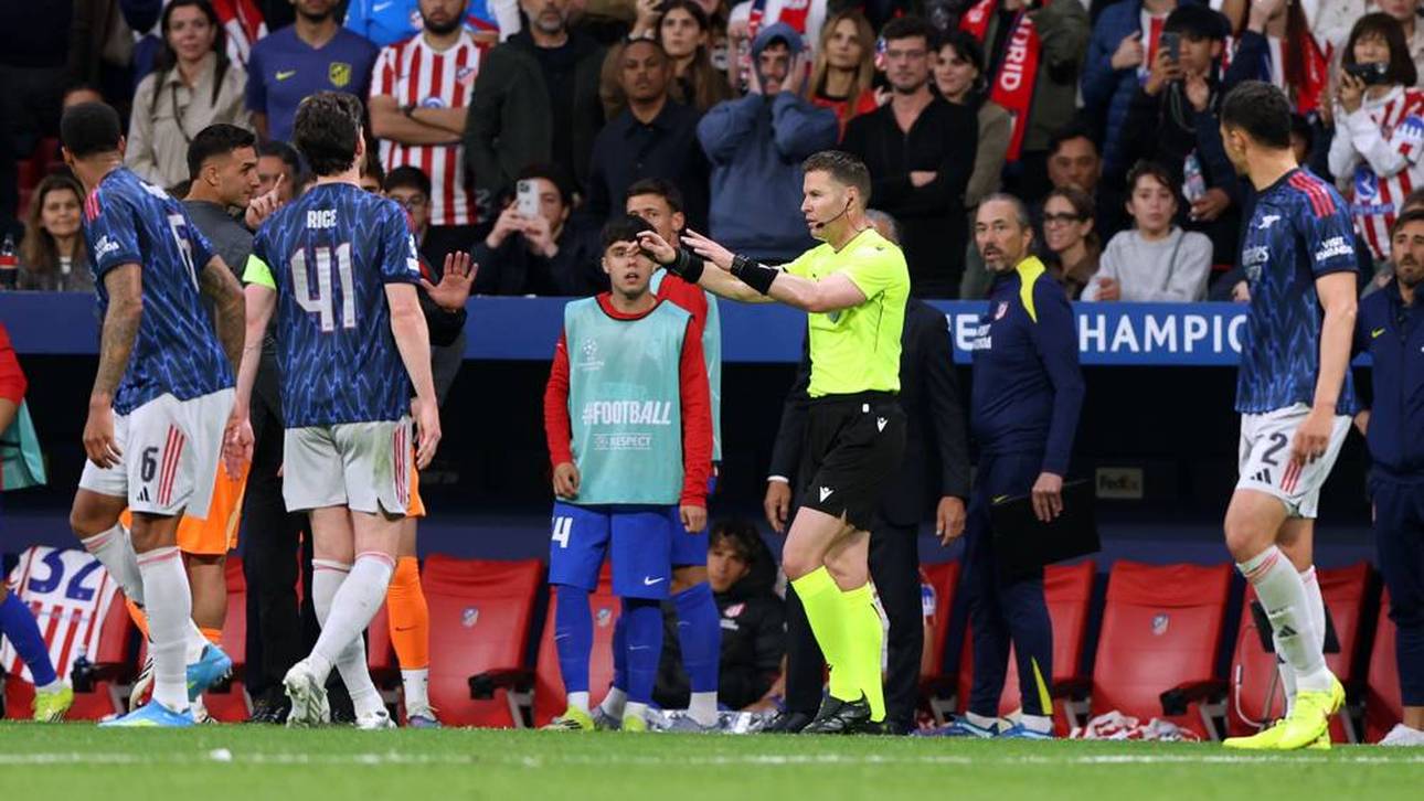 Referee Danny Makkelie stand in Madrid im Mittelpunkt