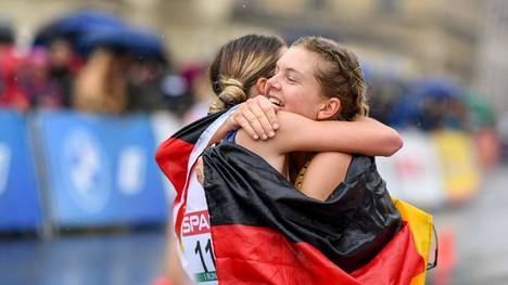 Saskia Feige holte bei der Leichtathletik-EM Bronze über 20 Kilometer Gehen