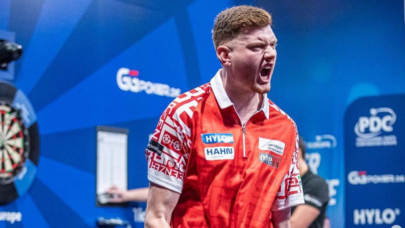 Deutscher der Darts-WM ganz nah!