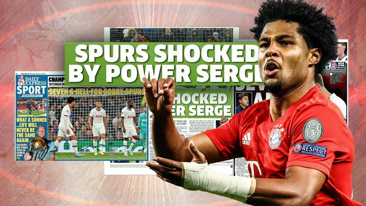 Der FC Bayern landet bei den Tottenham Hotspur einen 7:2-Kantersieg. Wesentlich verantwortlich dafür war Serge Gnabry mit vier Treffern. Die Pressestimmen fallen entsprechend aus