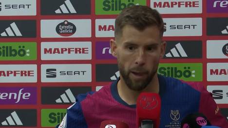 Barça-Verteidiger Inigo Martinez kritisiert nach dem Copa-Sieg gegen Real Madrid die Forderungen der Königlichen nach einem Schiedsrichterwechsel vor der Partie und betont: "Heute hat der Fußball gewonnen.“

