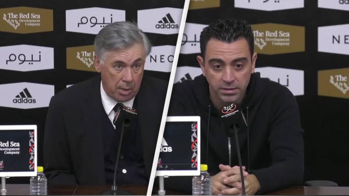 Xavi und Carlo Ancelotti sind sich nach dem Supercopa-Halbfinale uneinig