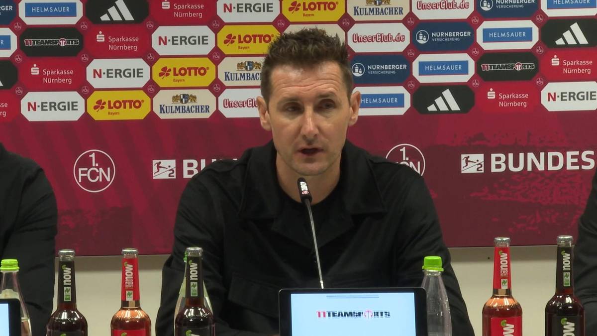 Miroslav Klose ist der neue Trainer des 1. FC Nürnberg auf seiner Vorstellungspressekonferenz spricht er über seine Entscheidung für den FCN.