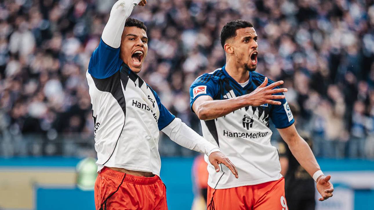 HSV rettet Punkt gegen Augsburg