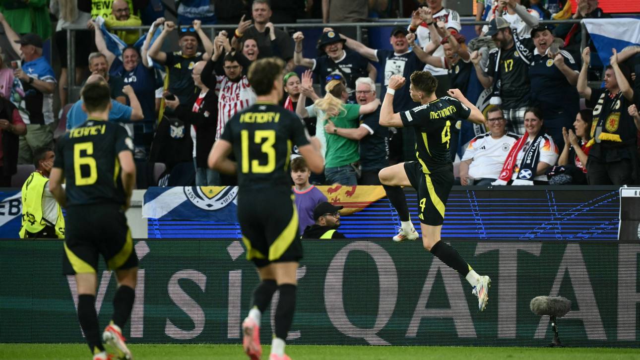 Mutige Schotten feiern eigene Leistung