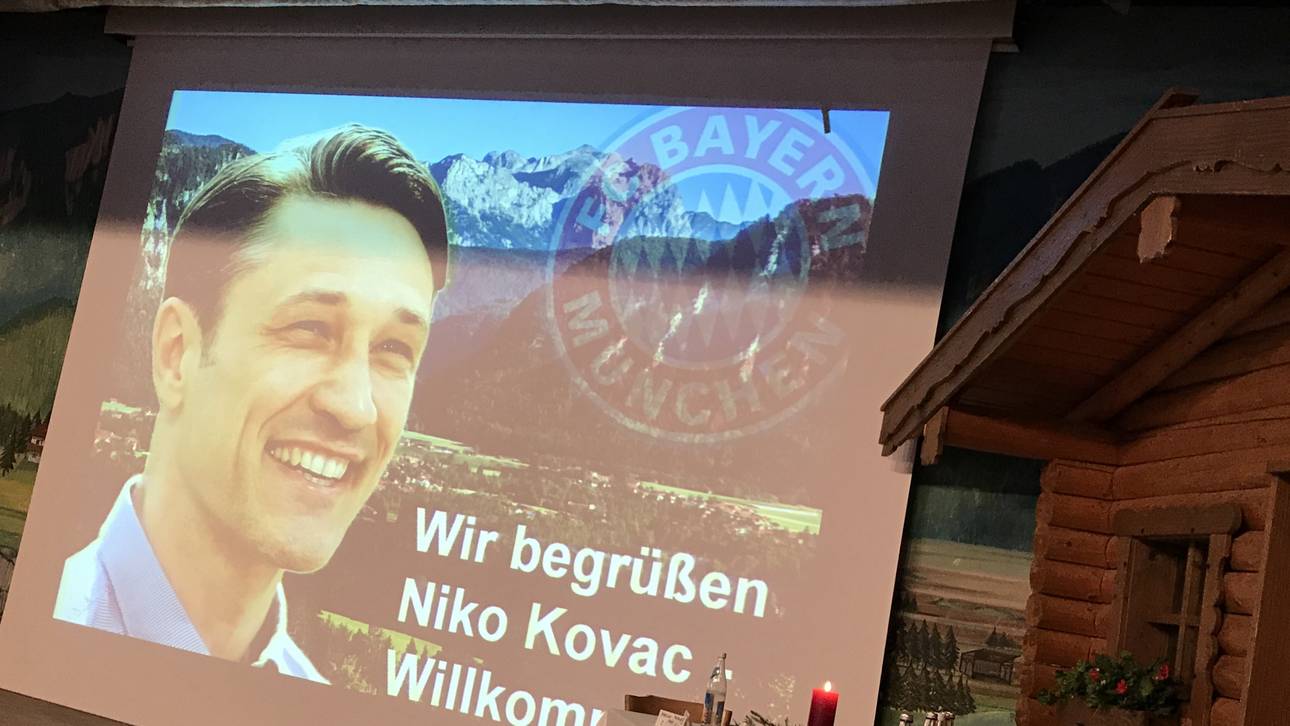 So wurde Niko Kovac beim Fanclub in Inzell begrüßt