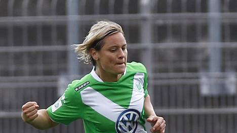 Martina Müller in der Partie VfL Wolfsburg gegen den SC Freiburg