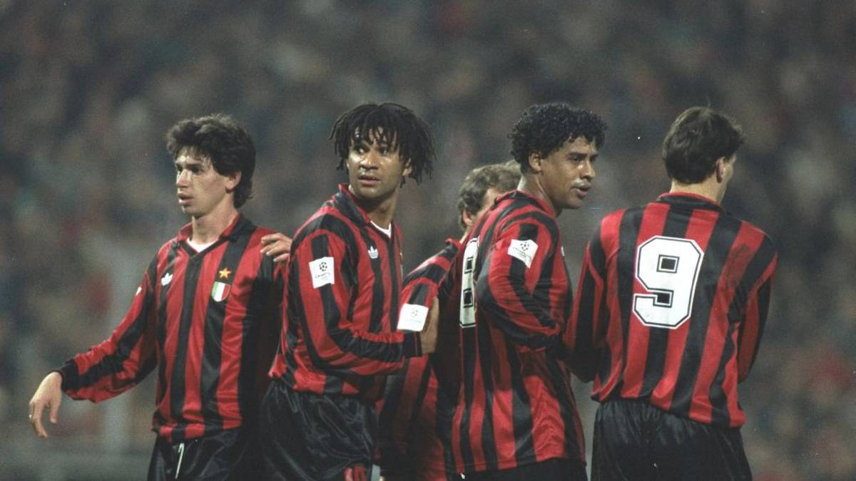 In den 1980ern gehörten Demetrio Albertini, Ruud Gullit, Frank Rijkaard und Marco Van Basten (v.l.n.r.) zum Besten, was der Fußball zu bieten hatte