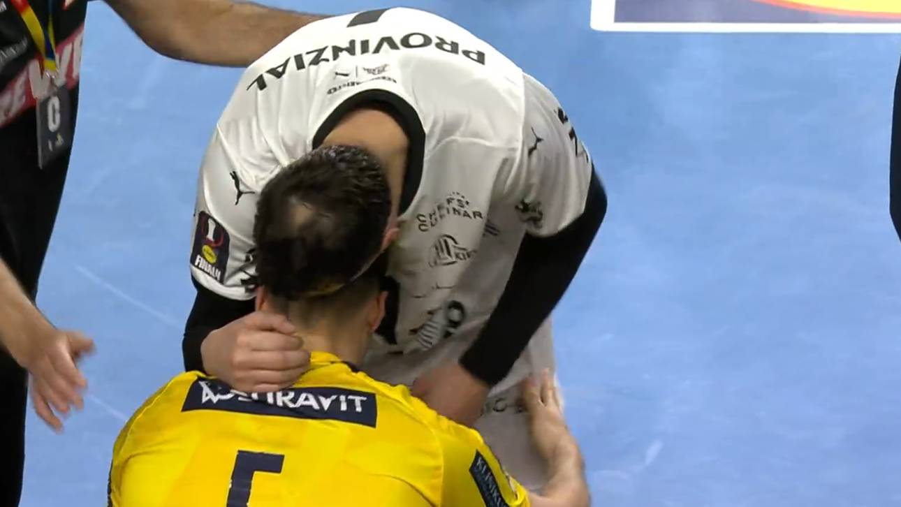 Domagoj Duvnjak tröstete Ivan Martinovic