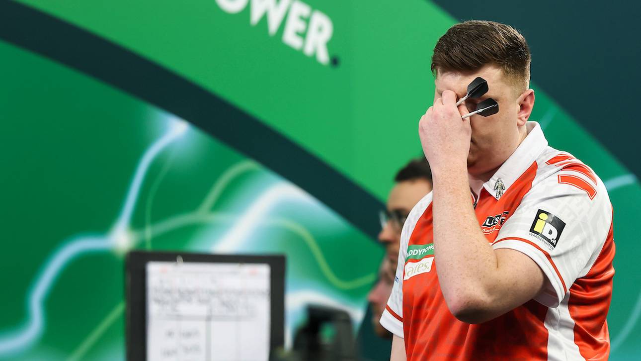 Niko Springer scheiterte bei der Darts-WM bereits in Runde eins