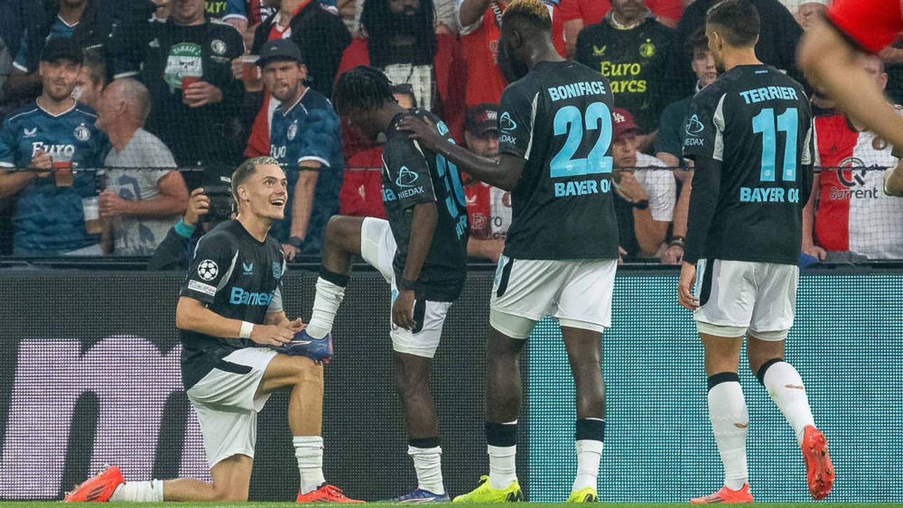Florian Wirtz zeigte gegen Feyenoord Rotterdam eine überragende Leistung