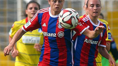 Nora Holstad hat bislang 25 Spiele (3 Tore) für den FCB absolviert