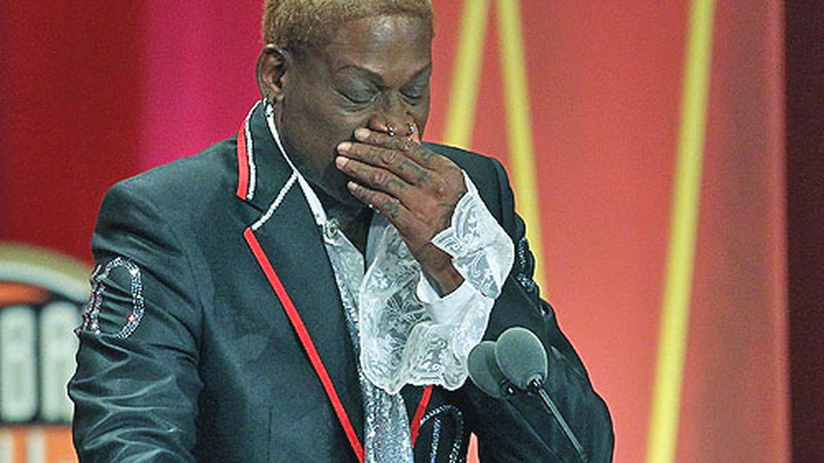 Auf dem Podium ist Rodmann dann allerdings zu (Show-)-Tränen gerührt. Er dankt artig seinen Trainern, "die man zu jeder Tageszeit anrufen konnte. Sie haben mich als Menschen gesehen, der ein gutes Herz hat"