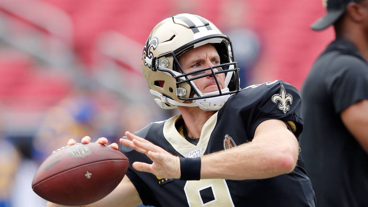 Rang 1 - DREW BREES (San Diego Chargers, New Orleans Saints, 74.845 Passing Yards)