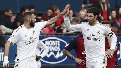 Karim Benzema und Sergio Ramos erzielten gemeinsam in vier Spielen sechs Tore