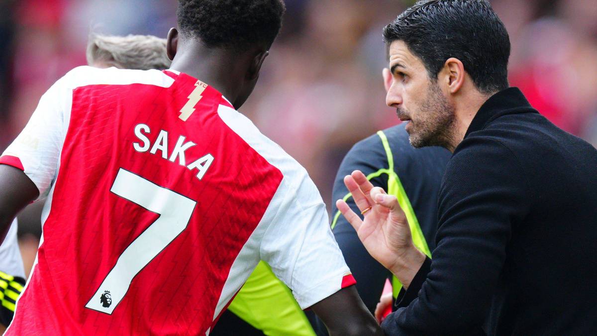 Mikel Arteta schwärmt von Bukayo Saka