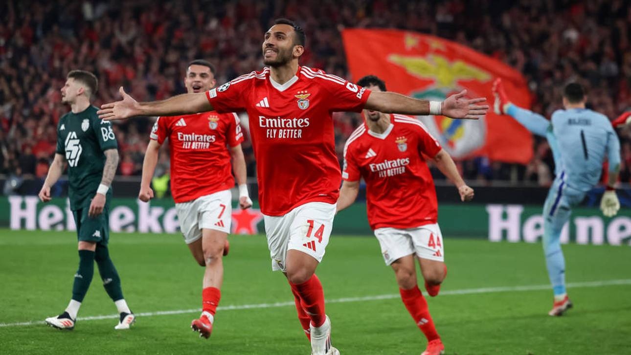 Benfica Lissabon feiert den Einzug ins Achtelfinale