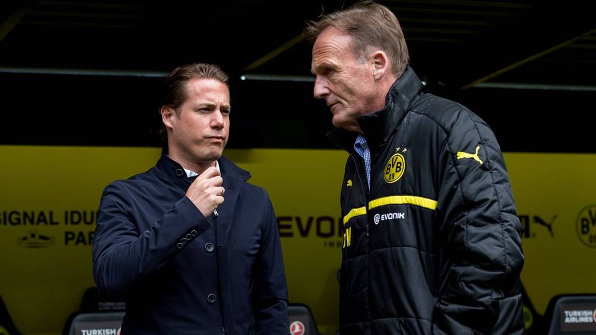 Lars Ricken wird Geschäftsführer beim BVB und beerbt Hans-Joachim Watzke (r.)