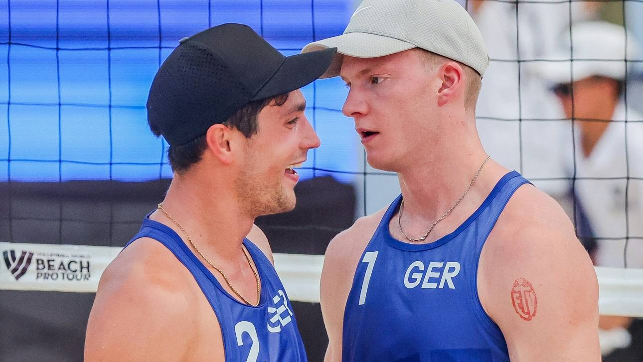 Deutsche Beachvolleyball-Duos glänzen