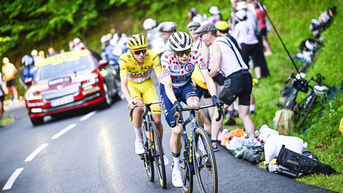 Tadej Pogacar und Jonas Vingegaard beeindruckten