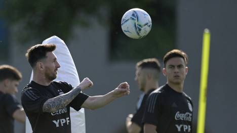 Top-Duo der argentinischen Mannschaft: Messi und Dybala (r.)