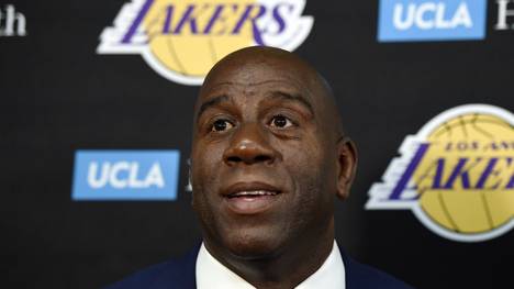 Magic Johnson ist Präsident der Los Angeles Lakers