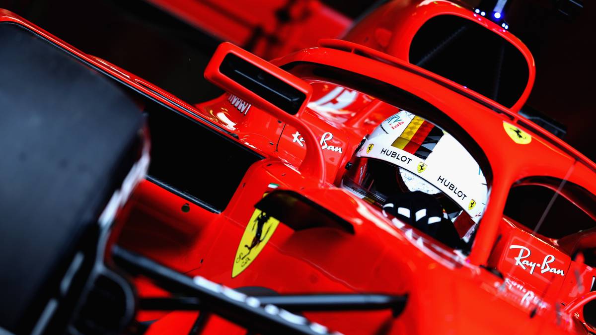 Sebastian Vettel (Ferrari): "Es ist kein Schmuckstück, aber die Sicht ist weniger schlimm als erwartet"