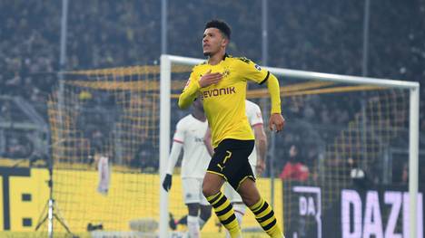 Jadon Sancho spielt seit 2017 bei Borussia Dortmund 