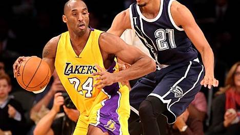 Kobe Bryant (l.) ist der drittbeste Scorer der NBA-Historie