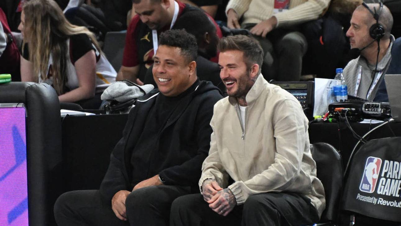 Sport-Stars bestaunen Mitchell-Show