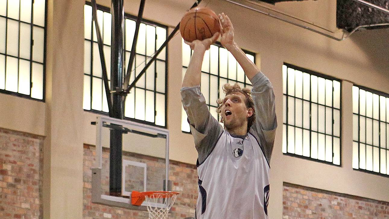 Nowitzki trainiert in Würzburg
