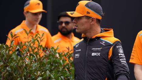 Lando Norris geht für McLaren an den Start