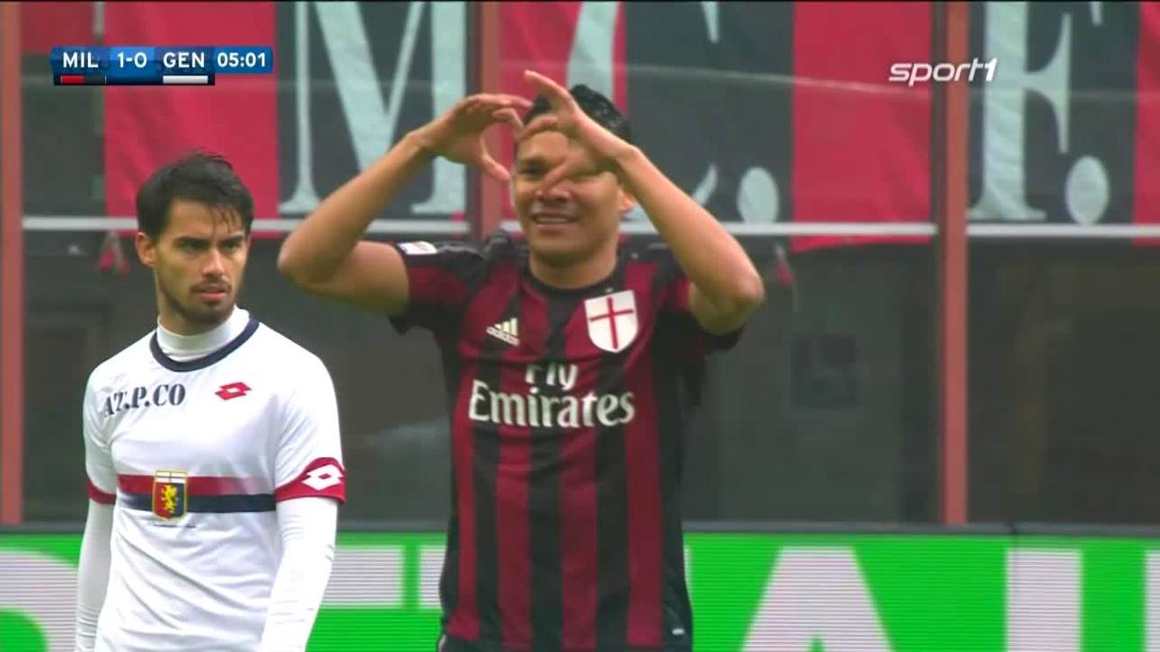 Milan dank Bacca auf Europa-Kurs