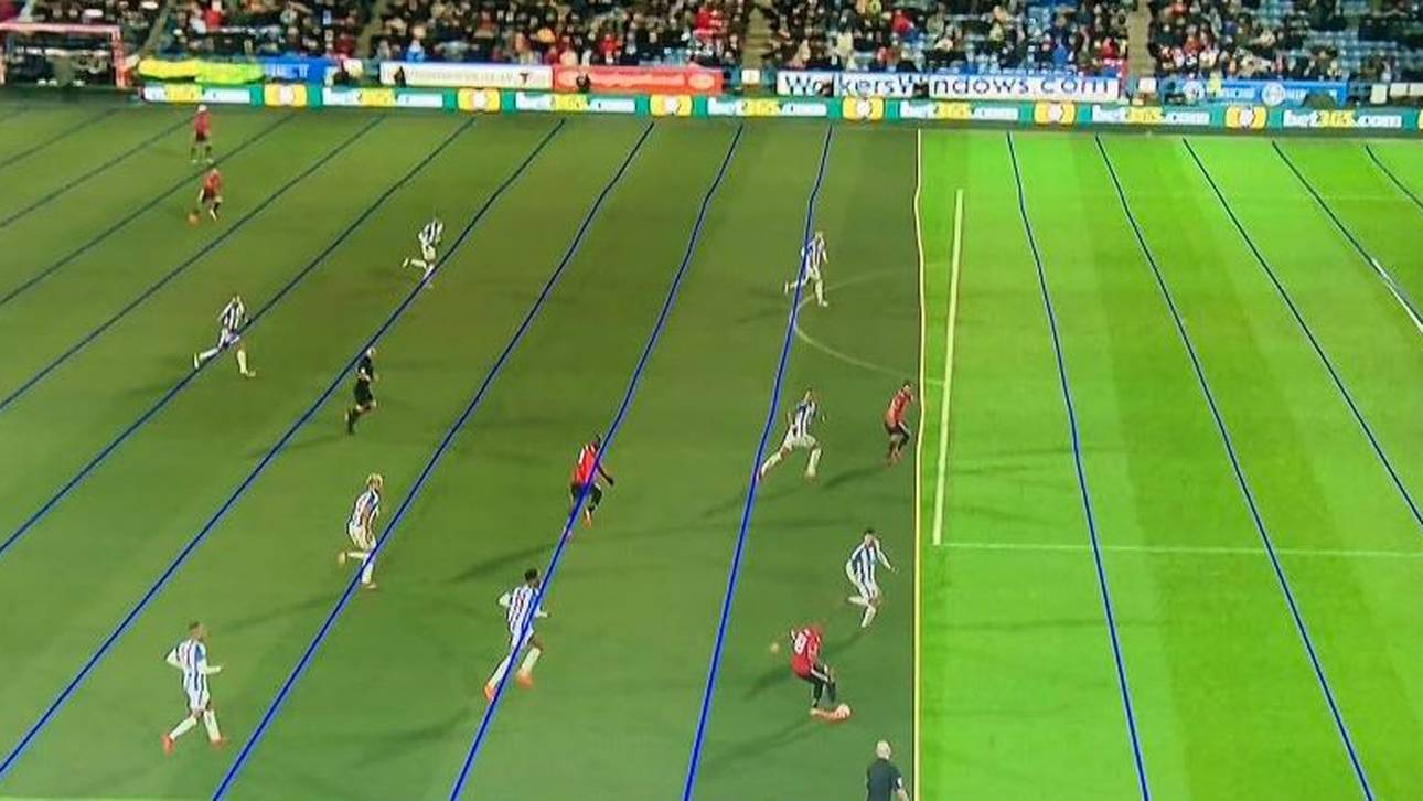 Torklau wegen krummer Abseitslinie