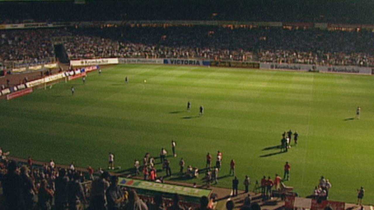 Als das Weserstadion im Dunkeln lag