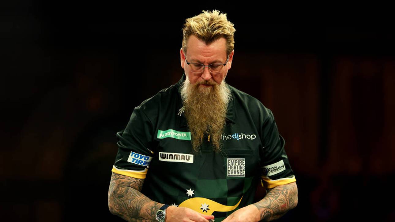 Neuer Tiefpunkt für Darts-Legende