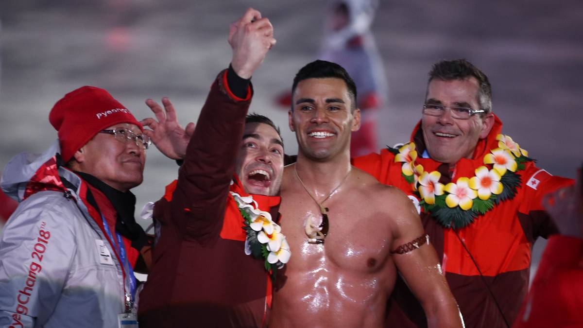 Neben den diesjährigen Winterspielen nahm er schon 2016 an den Sommerspielen von Rio teil (als Taekwondo-Spieler) - wo er ebenfalls mit nacktem Oberkörper einlief