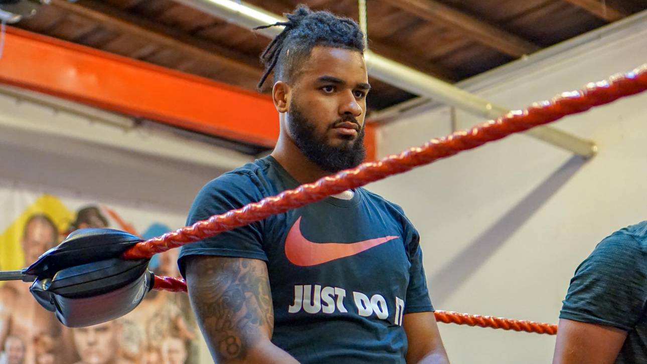 Oliver Carter (Oliver Sauter) überzeugte beim WWE-Tryout in Deutschland