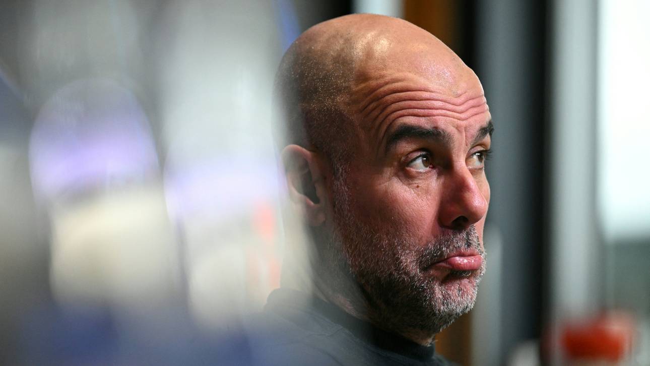 Pep Guardiola vor dem Spiel gegen Galatasaray