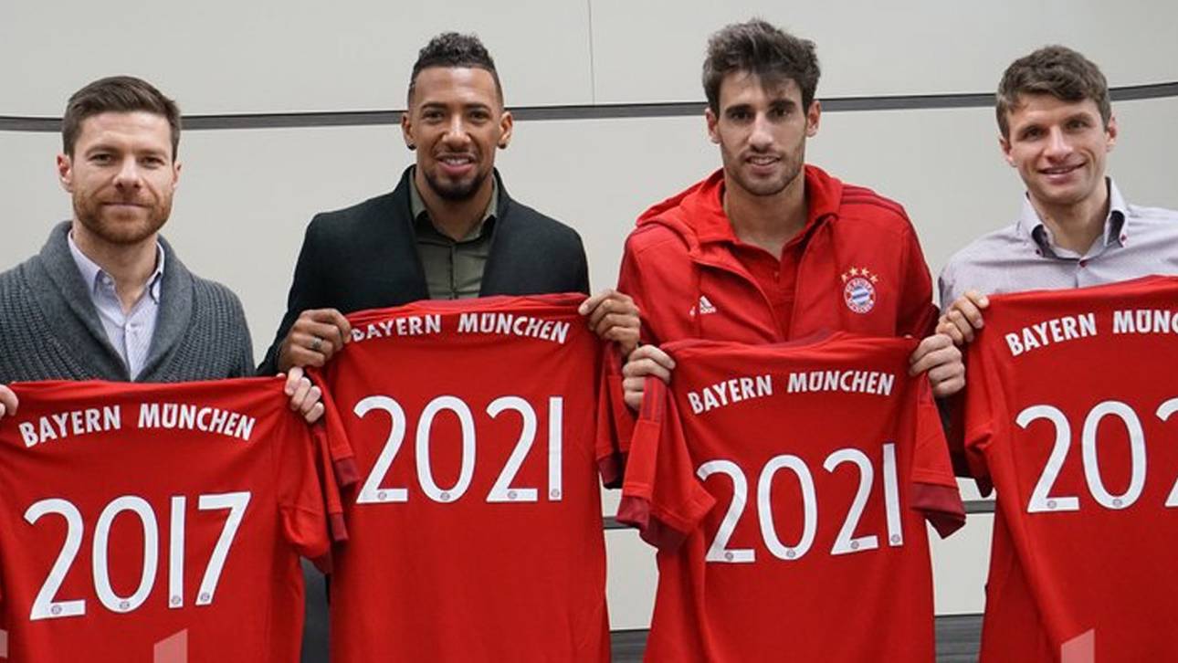 Bayern verlängert mit vier Stars