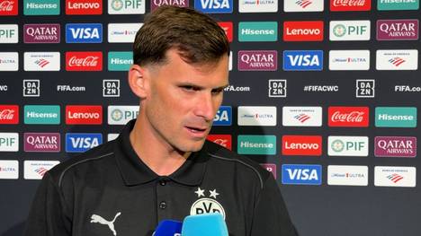 Im Spiel gegen Fluminense geraten Pascal Groß und Karim Adeyemi kurz aneinander. Pascal Groß spricht im Interview darüber.