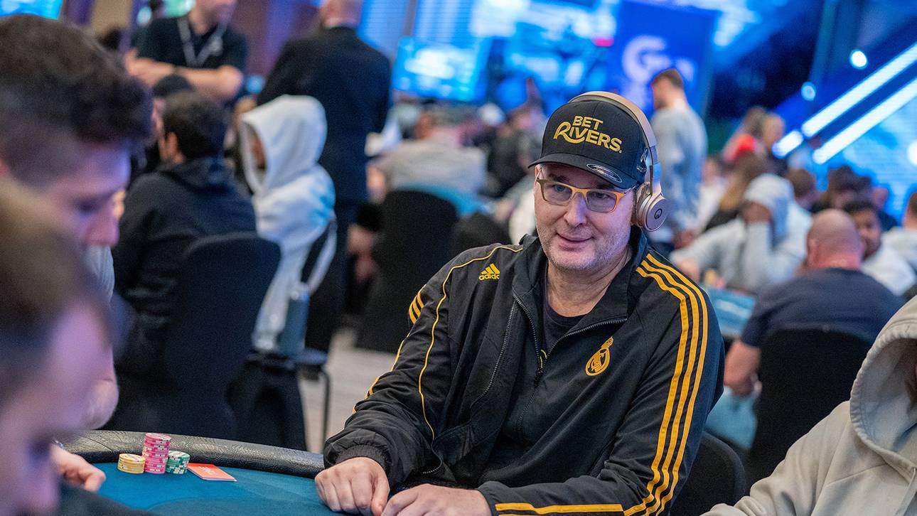 Phil Hellmuth Bubble Boy beim Super Main Event