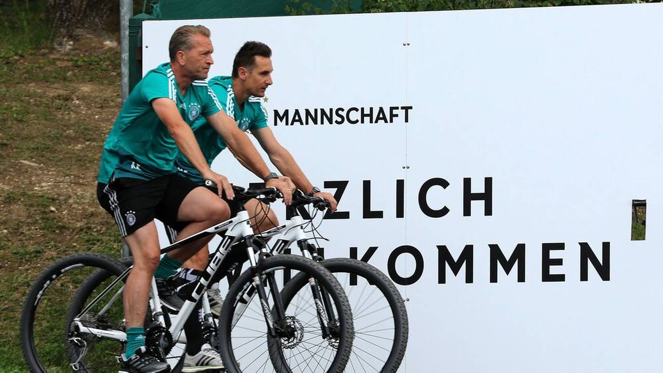 Andreas Köpke und Miroslav Klose waren bei der WM 2018 Kollegen in Joachim Löws Trainerstab