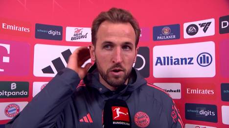 Harry Kane äußert sich zum 2:2 gegen den Tabellenletzten 1. FSV Mainz 05 und seinem Elfmeter kurz vor Schluss.