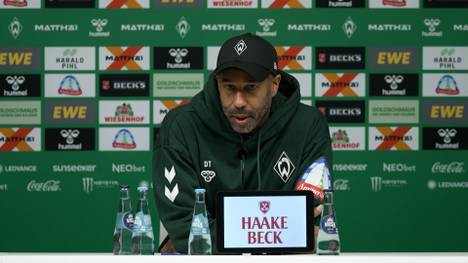 Am 22. Spieltag der Fußball-Bundesliga empfängt der SV Werder Bremen den FC Bayern München. Auf der Pressekonferenz vor dem Spiel spricht Werder-Trainer Daniel Thioune über die Herausforderung gegen die Münchner und seine Ziele für die Partie.