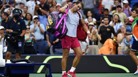 Für Rafael Nadal sind die US Open nach der Niederlage gegen Francis Tiafoe vorbei