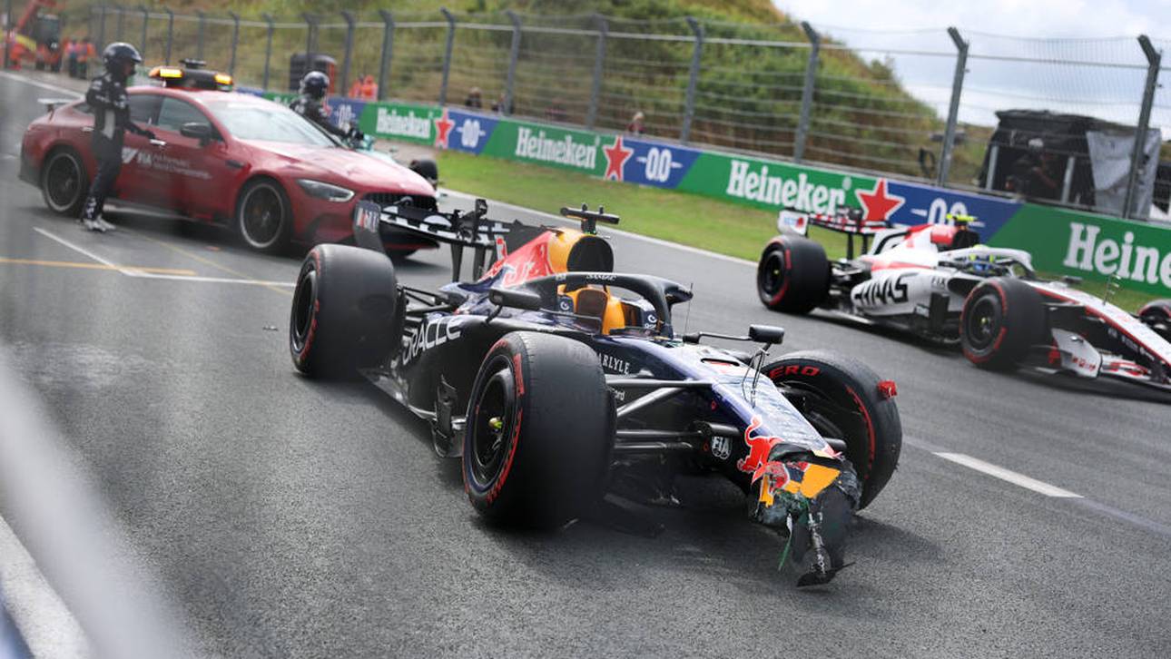 Max Verstappen krachte in die Wand 
