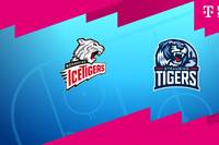 Die DEL-Highlights der Partie Nürnberg Ice Tigers - Straubing Tigers im Video.